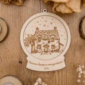 Bombka kula śnieżna "nowy dom"