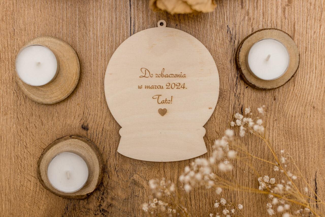 Kula śnieżna "Czekamy na Ciebie" - obrazek 3