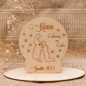 Kula śnieżna "Czekamy na Ciebie"