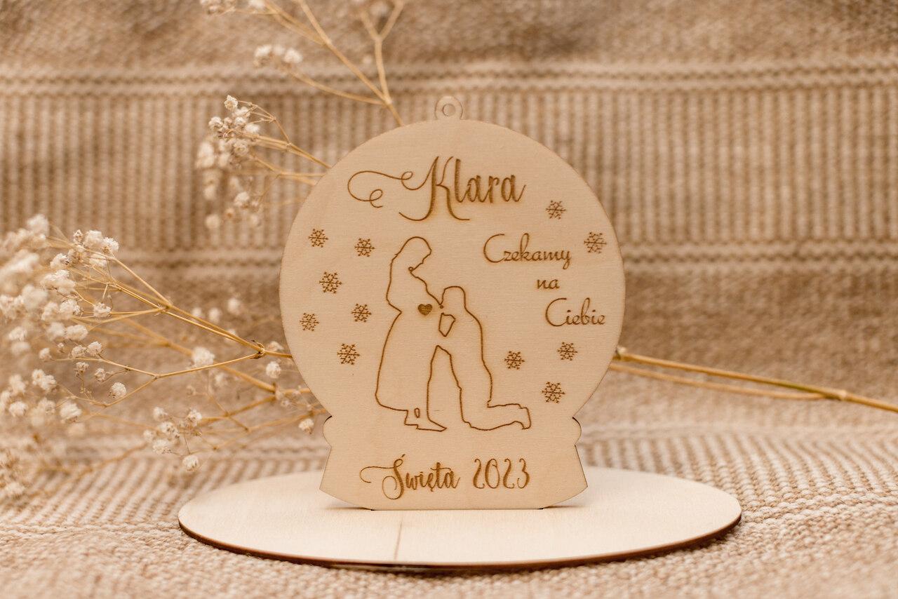 Kula śnieżna "Czekamy na Ciebie"