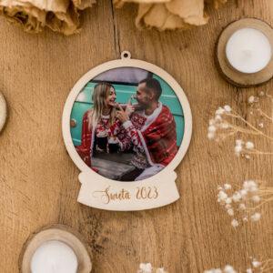 Bombka ze zdjęciem + grawer