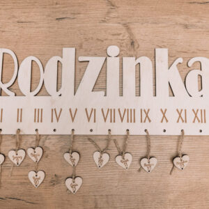 Personalizowany kalendarz rodzinny