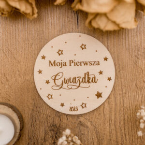 Tabliczka na Zdjęcia "Moja pierwsza gwiazdka"