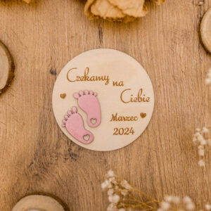 Tabliczka do Zdjęć "Czekamy na Ciebie"