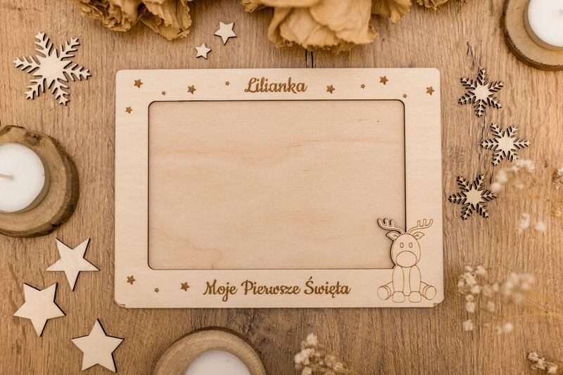 Ramka na zdjęcie "Moje pierwsze Święta"