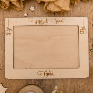 Ramka na zdjęcie "Wesołych Świąt"