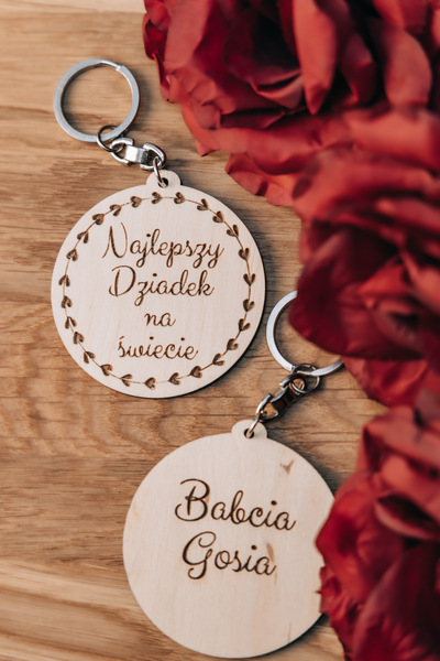 Dwustronny brelok "Dzień Babci i Dziadka" - obrazek 2