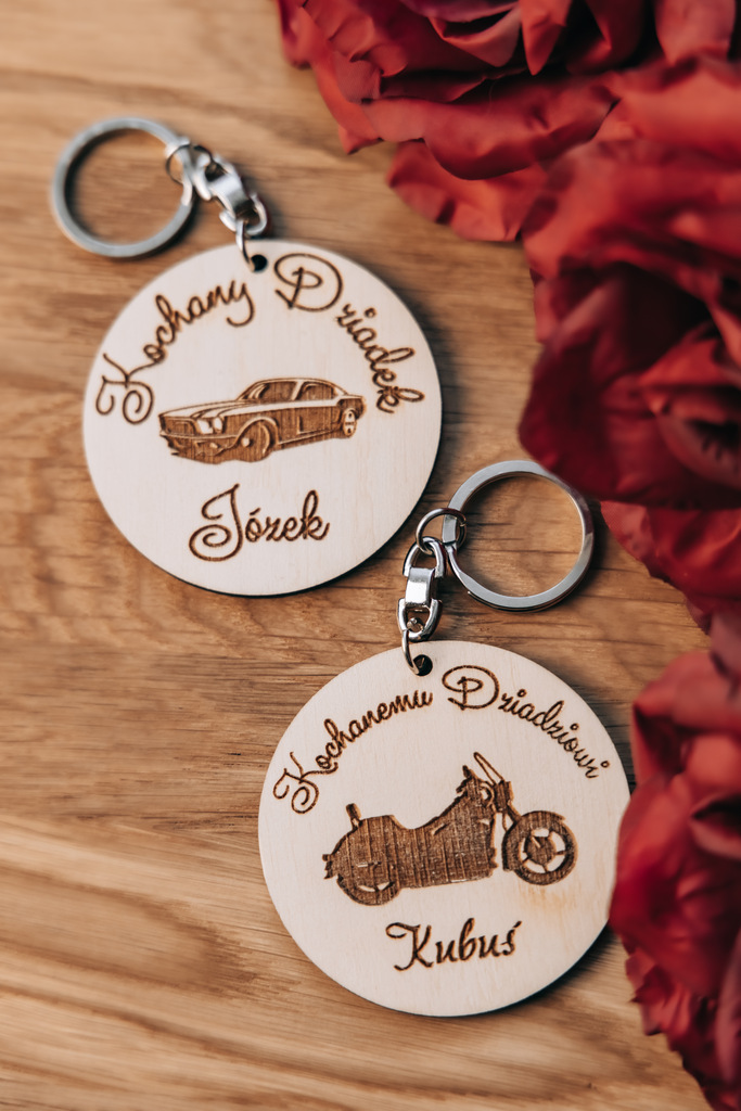 Brelok dla Babci lub Dziadka (samochód / motor)