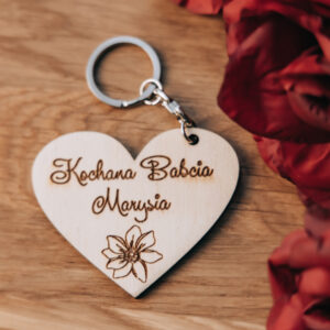 Personalizowany Brelok dla Kochanej Babci lub Dziadka