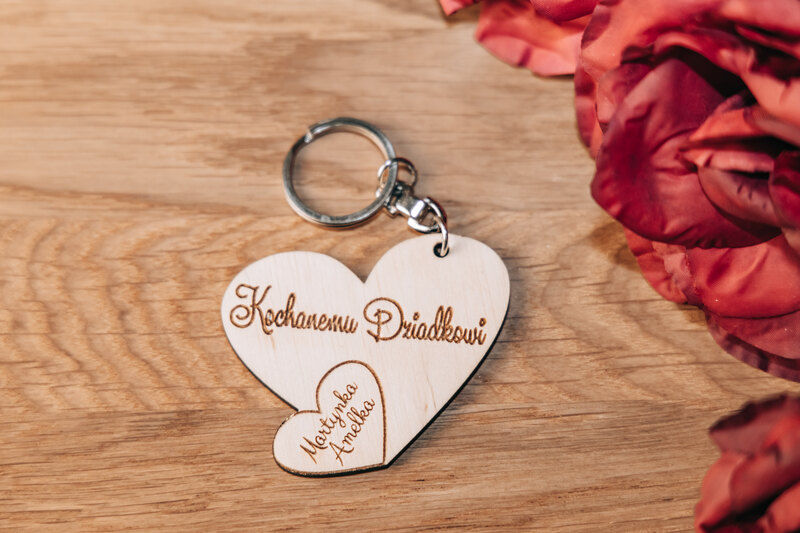Brelok serduszko babcia/dziadek - obrazek 4