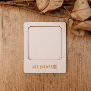 Personalizowana Ramka na Zdjęcie Magnes z Imionami