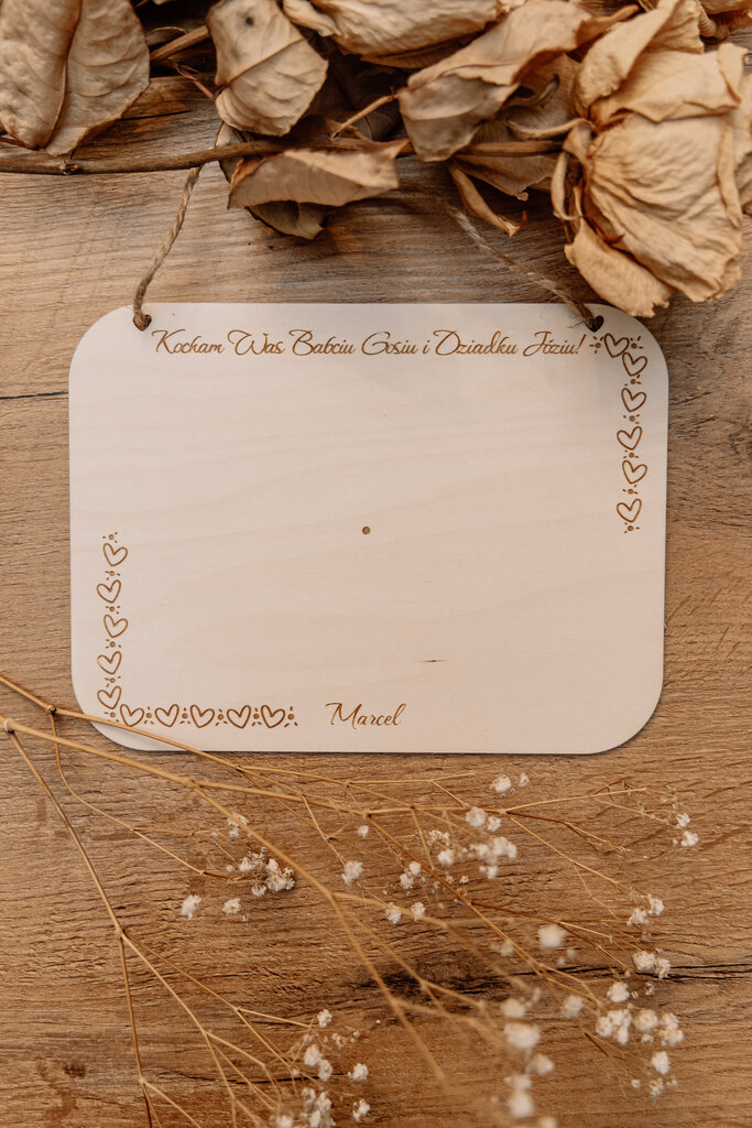 Ramka na Zdjęcie 10x15 cm z Personalizowanym Grawerem dla Babci i Dziadka - obrazek 8