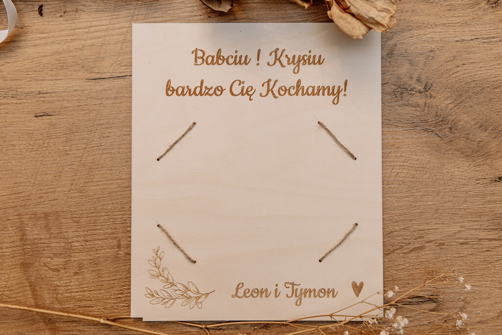 Ramka na Zdjęcie 10x15 cm z Personalizowanym Grawerem dla Babci i Dziadka - obrazek 5