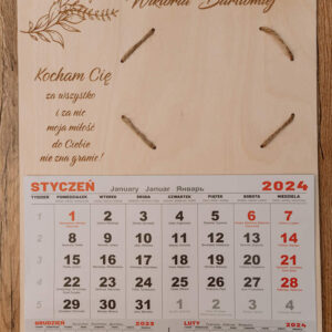 Kalendarz Imienny + Zdjęcie + Cytat