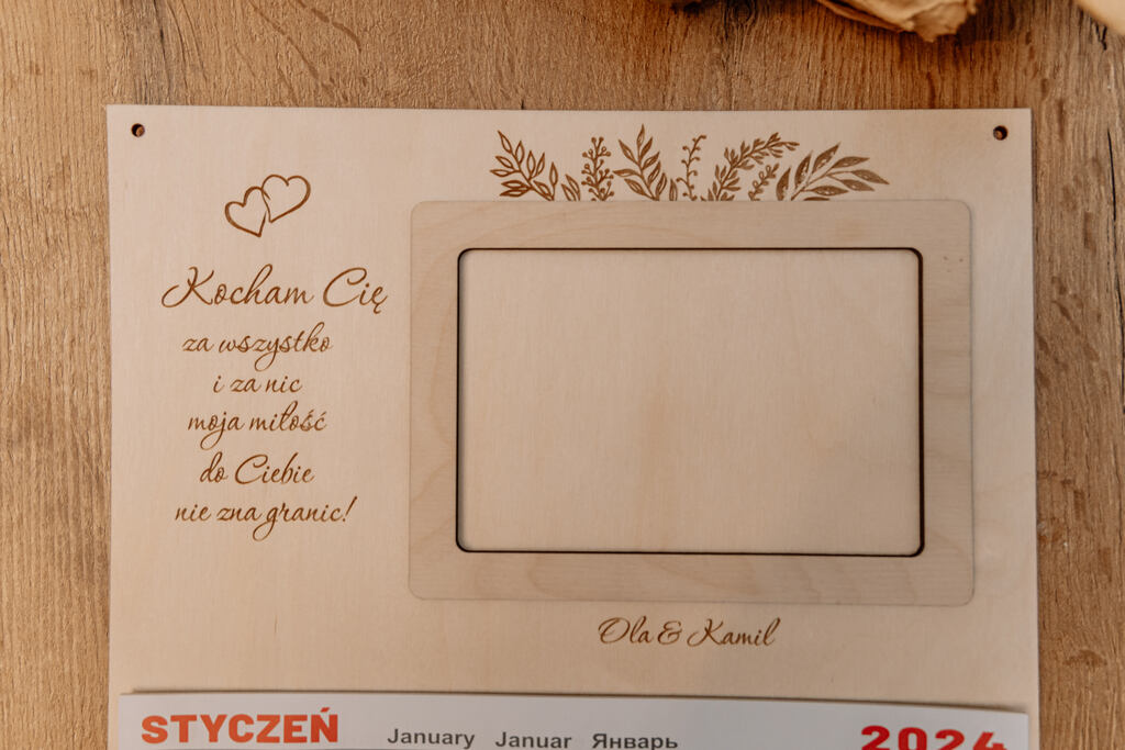 Kalendarz Imienny + Cytat + Ramka na Zdjęcie - obrazek 2