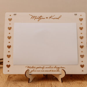 Personalizowana Ramka na Zdjęcie (cytat+imiona)