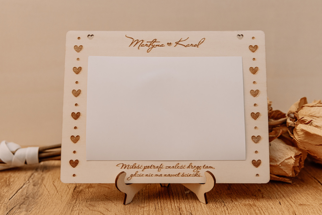 Personalizowana Ramka na Zdjęcie (cytat+imiona)