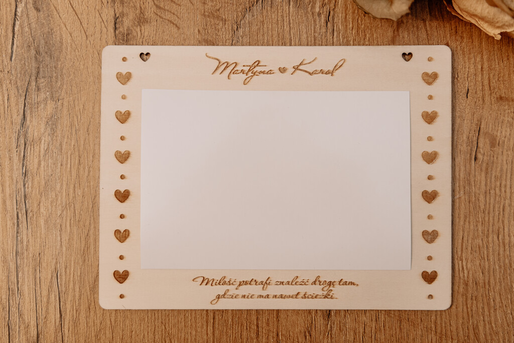 Personalizowana Ramka na Zdjęcie (cytat+imiona) - obrazek 2