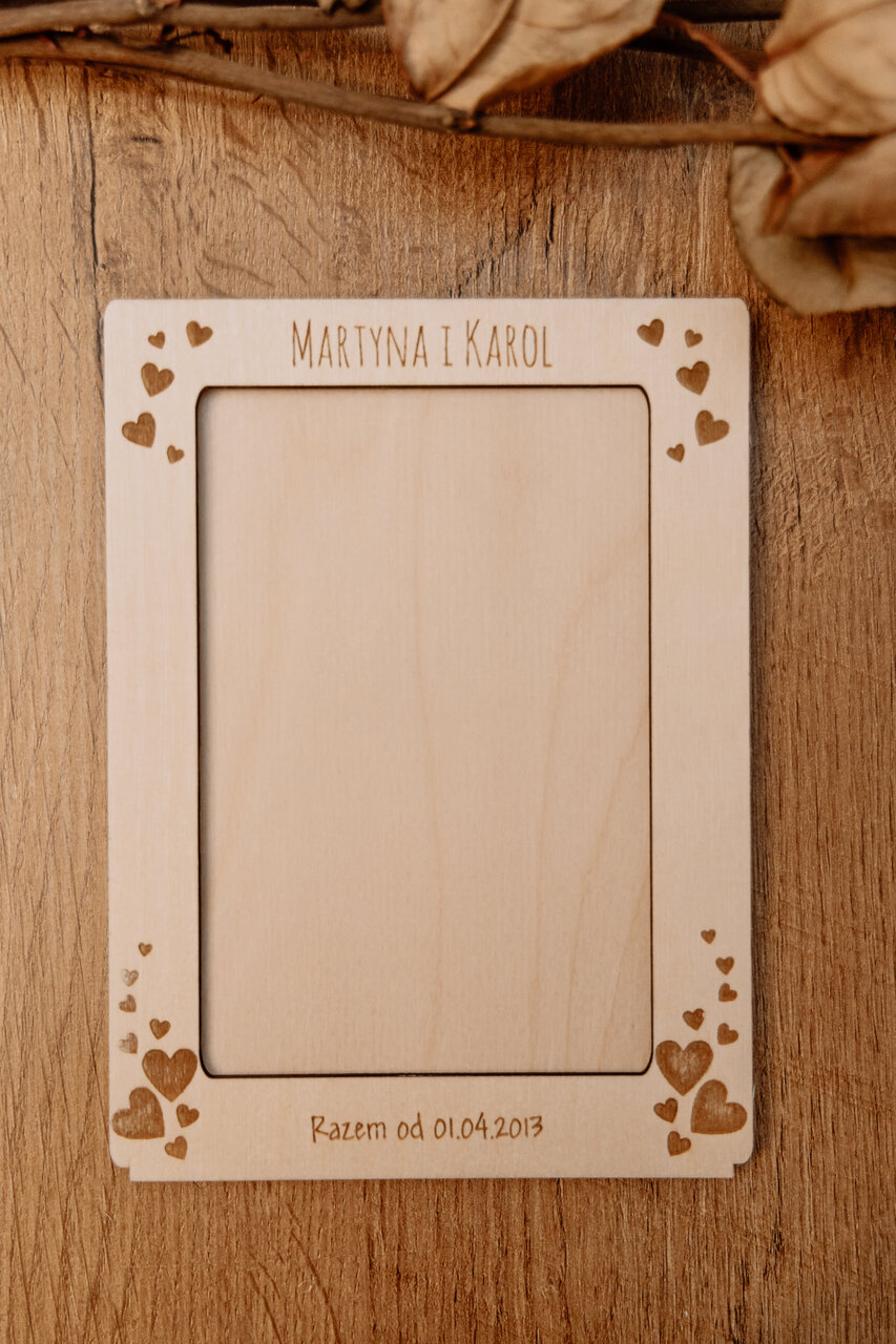 Ramka na zdjęcie + grawer (10x15mm) - obrazek 2