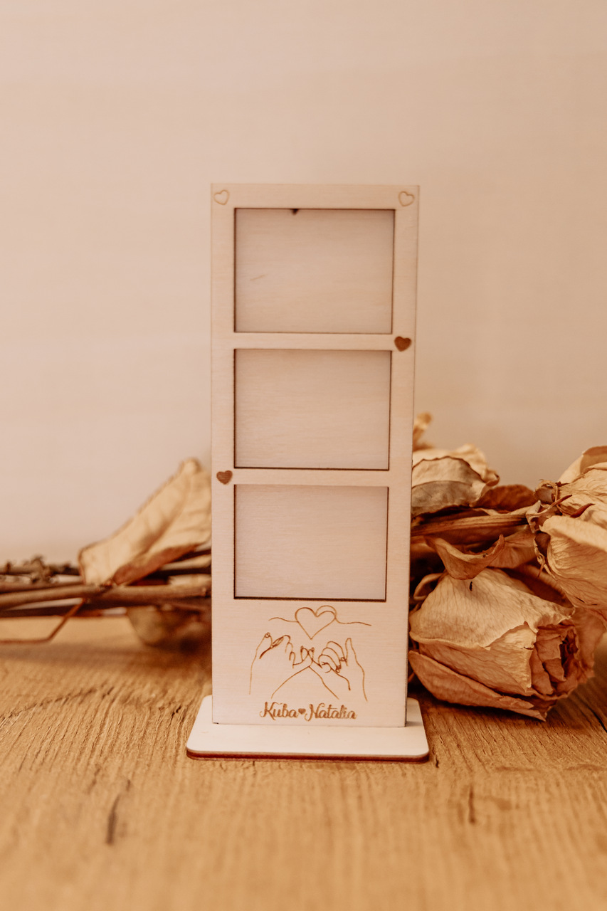 Personalizowana Ramka na 3 Zdjęcia