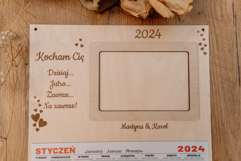 Kalendarz Imienny + Ramka na Zdjęcie + Cytat - obrazek 3