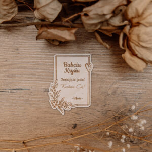 Personalizowany Magnes z Dedykacją dla Babci i Dziadka