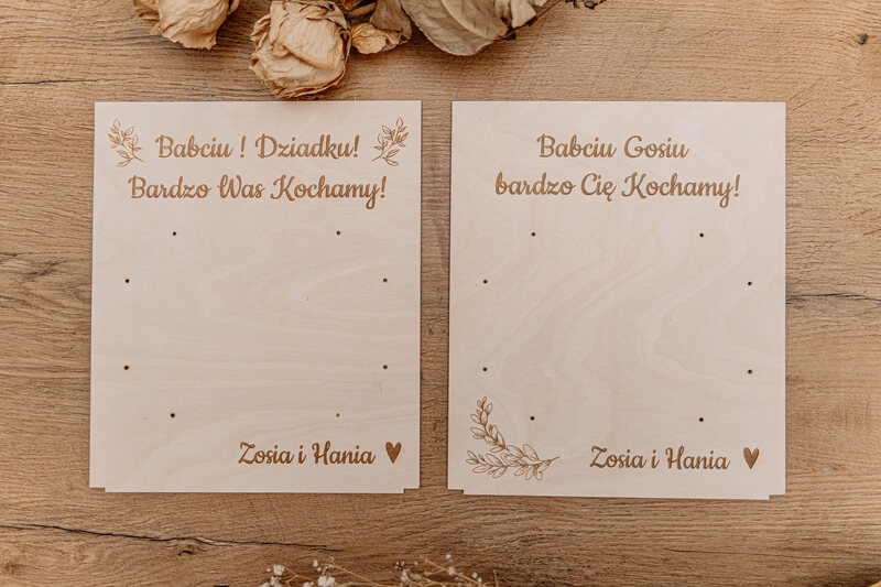 Ramka na Zdjęcie 10x15 cm z Personalizowanym Grawerem dla Babci i Dziadka - obrazek 2
