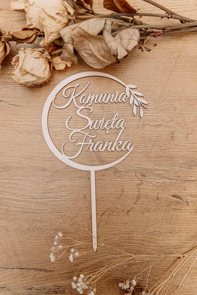 Toper "Pierwsza Komunia Święta" + imię