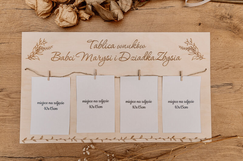 Tablica na Zdjęcia "Wnuki Babci i Dziadka" - obrazek 2