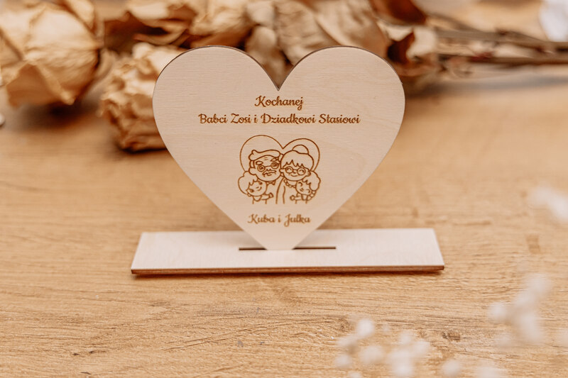 Personalizowana Statuetka z dla Babci i Dziadka