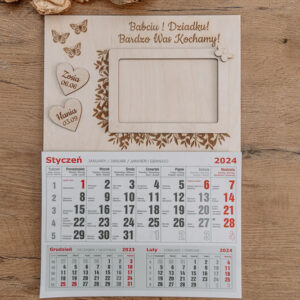Kalendarz "dzień Babci i Dziadka" + ramka