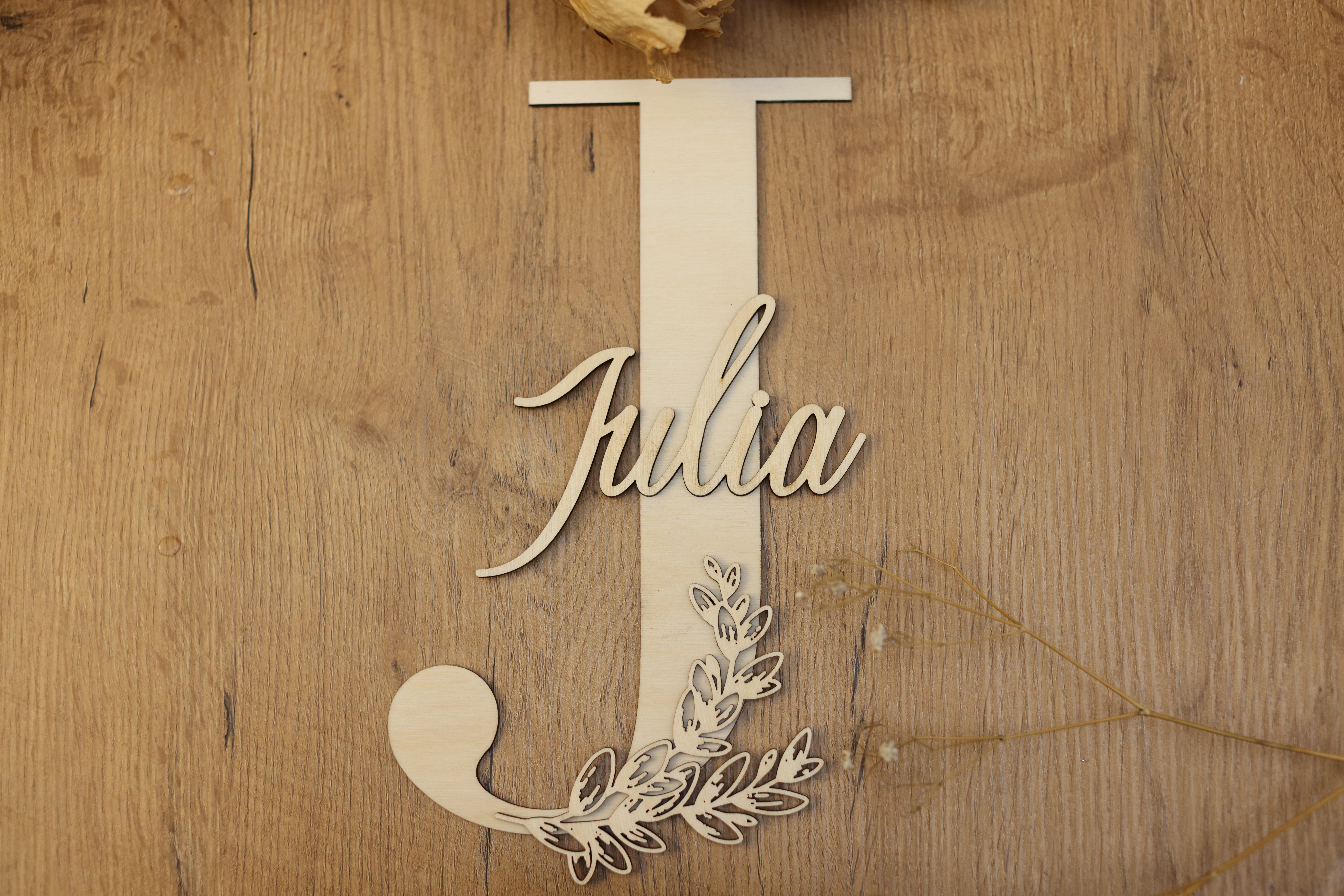 Drewniana literka z imieniem